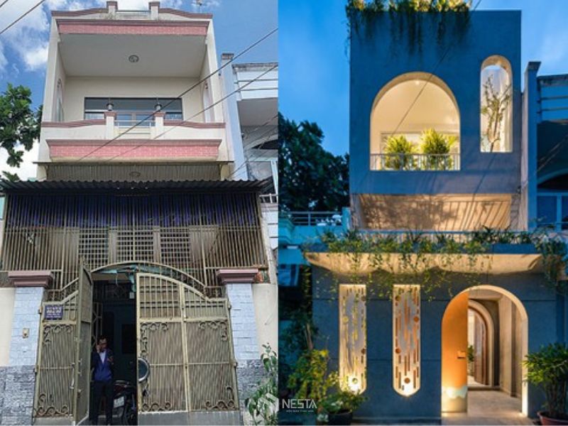 Cải tạo nhà cũ thành không gian sống mới